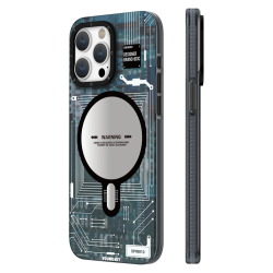 Youngkit Futuristic Blue Circuit Board With Magsafe