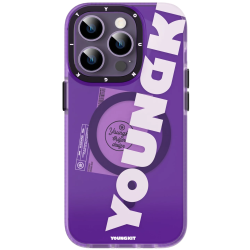 Youngkit Colorful Soft Matte Texture With Magsafe Purple