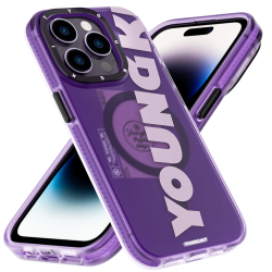 Youngkit Colorful Soft Matte Texture With Magsafe Purple