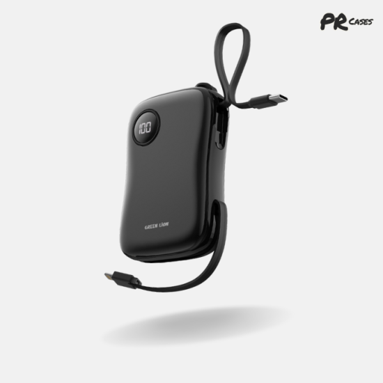 Green Lion MagPulse 10,000mah Magsafe Power Bank Black Color