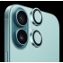 Blueo 9H Ring Metal Camera Lens Protector for iPhone 16/16 Plus Green