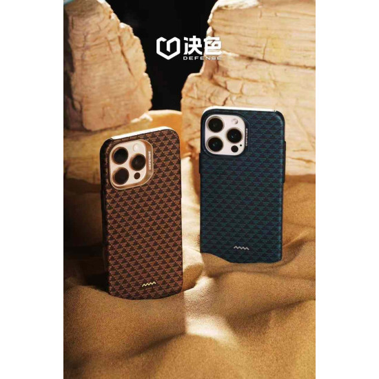 iphone 16 Pro Defence Aramid Fiber With Luxury Frame 
