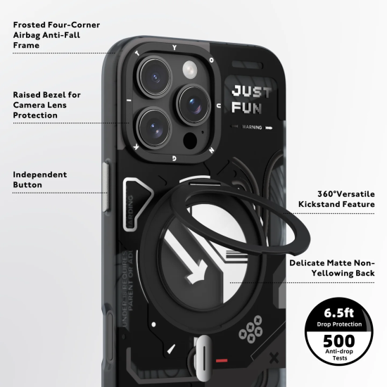 Youngkit Cyberpunk 360° Spin Magnetic Stand Case