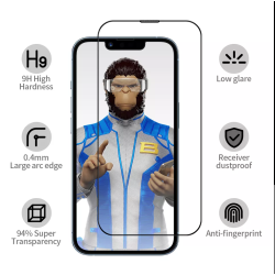 Blueo AR Anti-Reflective HD Tempered Glass with Applicator for iPhone