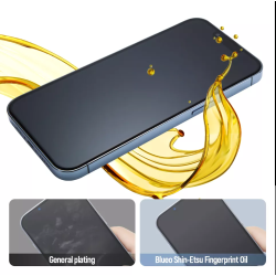 Blueo AR Anti-Reflective HD Tempered Glass with Applicator for iPhone