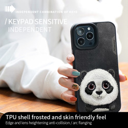 Nimmy Original Official Embroidery Big Eye Panda Series Back Cover Case 